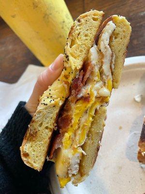 Bacon egg and cheese