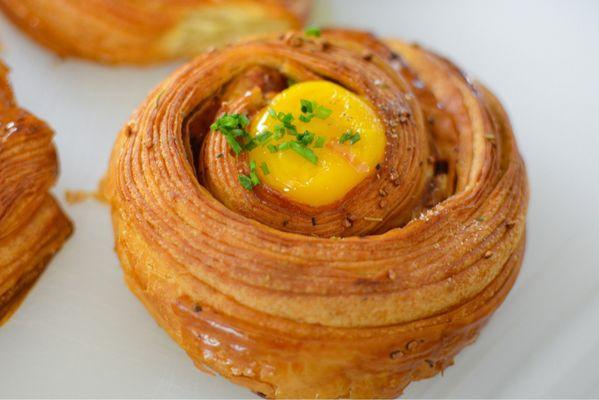 Bacon egg cheese pastry