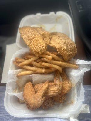 Choose two - Chicken and Flounder Meal for $15.00