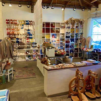 Interior of AVFKW looking at Yarn section