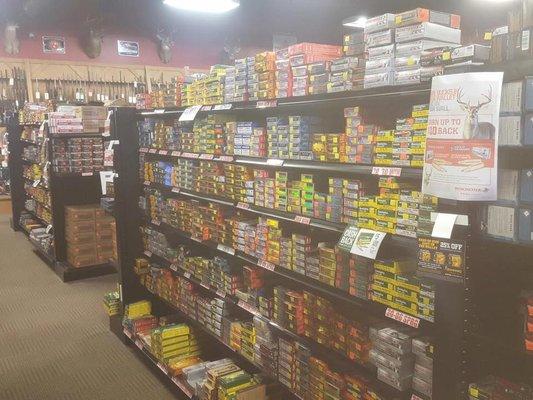 We offer a wide selection of Ammo and gun accessories.