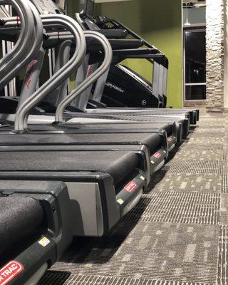 Treadmills lining up ready for the AM Call!  ‍ Anytime Fitness Fort Pierce Orange Ave & 7th St