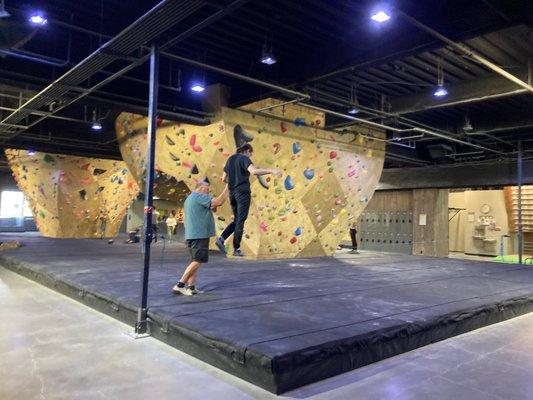 Indoor climbing