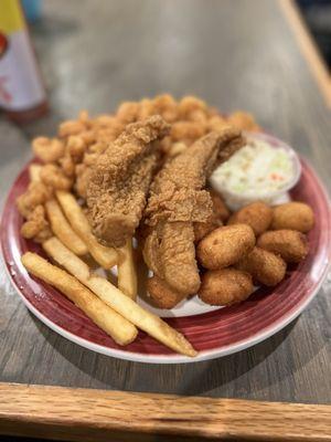 Tuesday's Special: "Perch & Popcorn Shrimp"