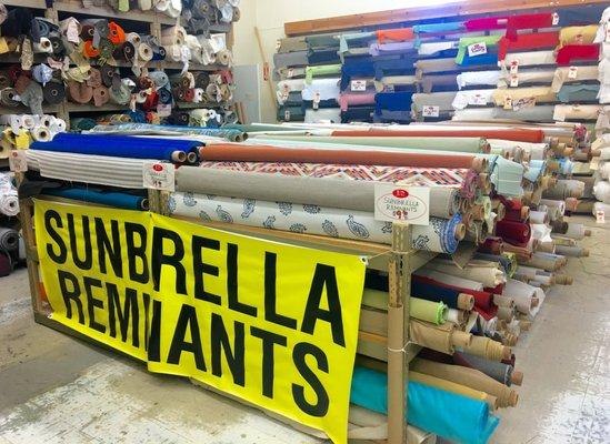 Sunbrella Remnants $9.90/yd!