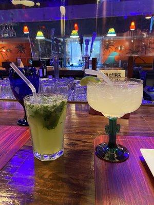 Mojito and margarita