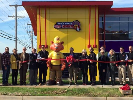 The official ribbon cutting with the Concord local officials!