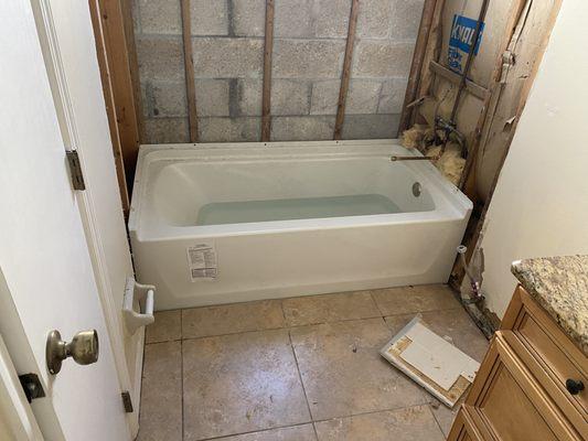 Tub replacement