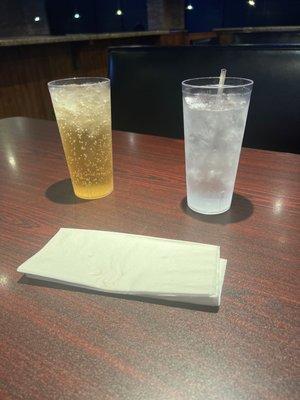 Two lonely drinks