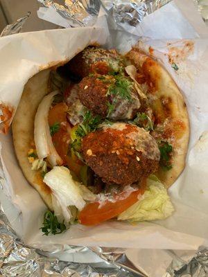 Falafel sandwich