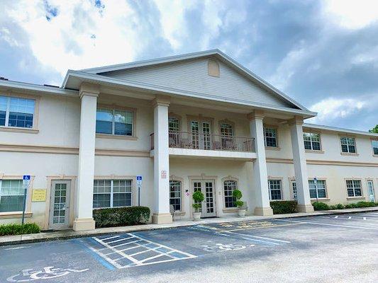 The front of our office building located at 365 Wekiva Springs Rd, Longwood, FL.