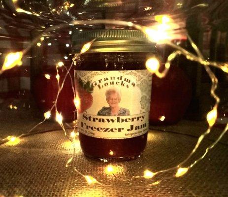 Grandma Loucks "Famous" Strawberry Freezer Jam!