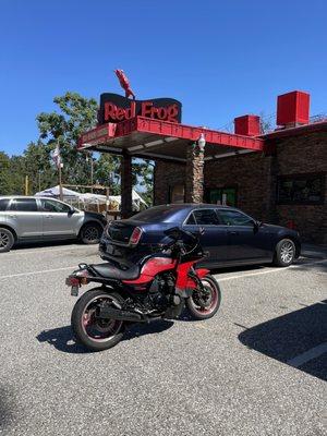 Takin the girl out for a spin to the best bike spot.