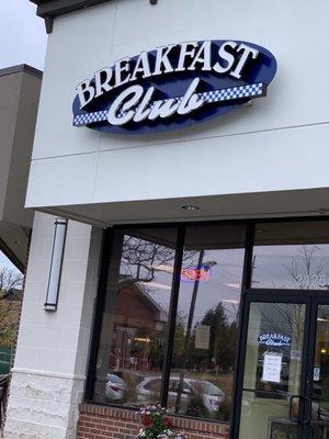 Exterior of the Breakfast Club