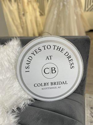 Say YES at Colby Bridal