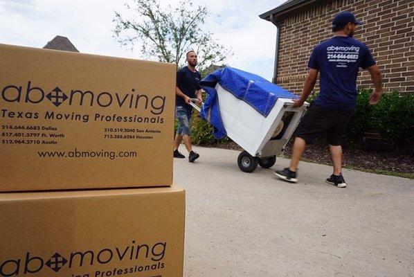 AB Movers will safely move: appliances, pianos, safes, specialty equipment and so much more.