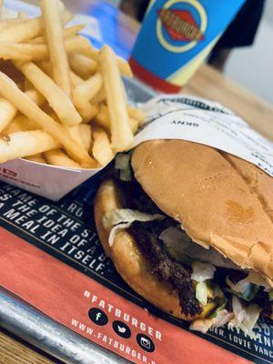 Fat Burger with Skinny Fries