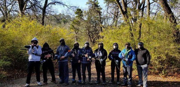 Paintballing