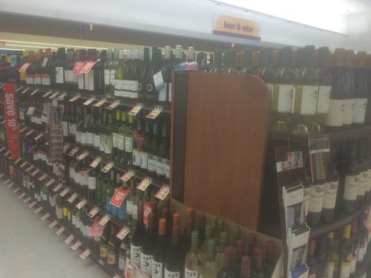 A wine selection