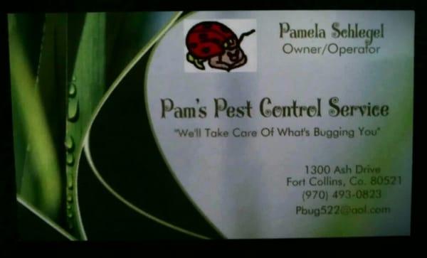 Pam's Pest Control Service