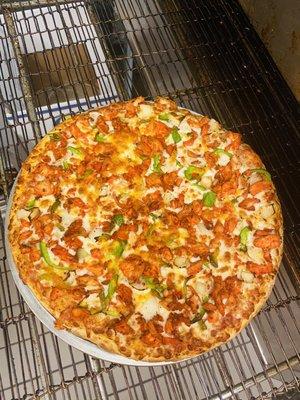 Tandoori chicken pizza