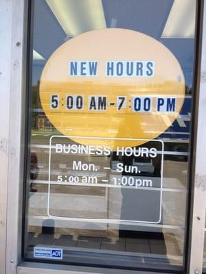 Store hours