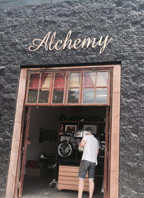 Alchemy - store/garage front