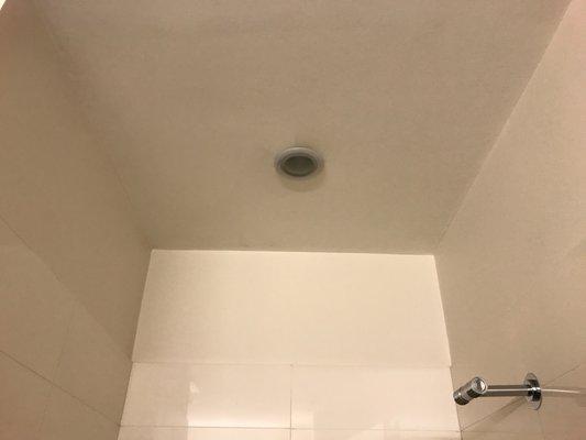 After: Shower ceiling cleaned!