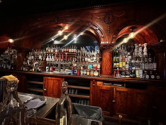 The historic bar rescued from the Buck