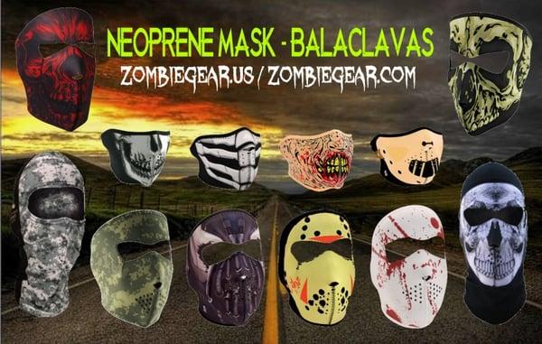 Zombie Gear unique and custom clothing, footwear, jewelry, costumes,Halloween mask, tactical gear and accessories.