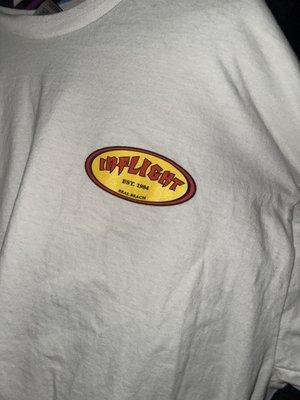 Shop logo shirt.