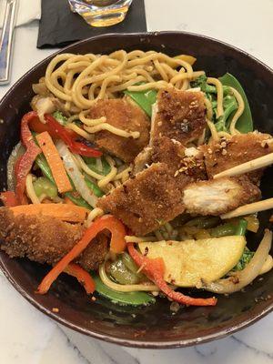 Lo Mein with Chicken - very good!!