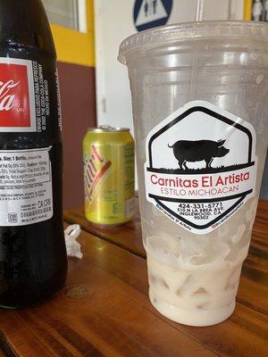 Medio Litro, Squirt, Large Horchata