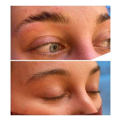 Brow lamination