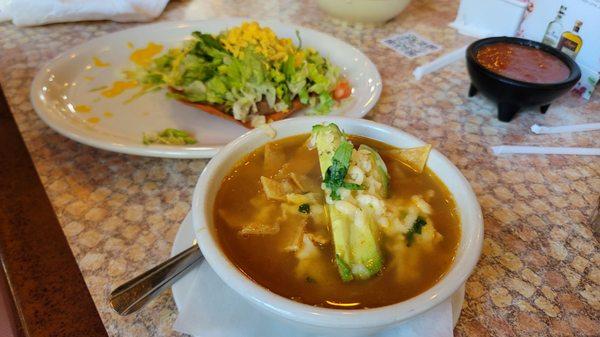 Tortilla Soup and Chalupa