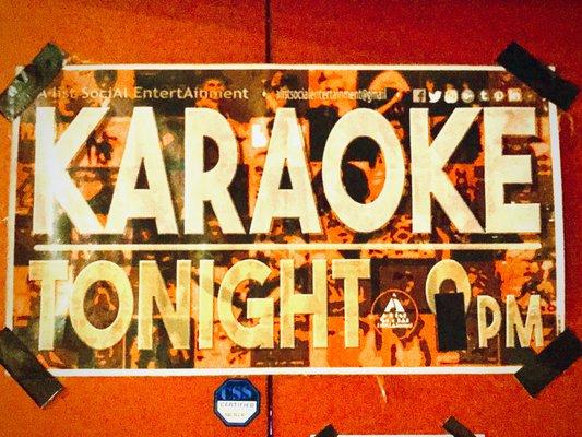 Friday night karaoke!