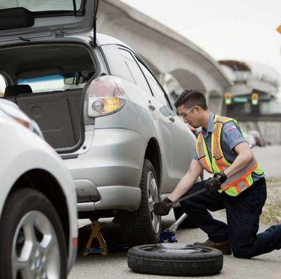 We change tires for all cars and trucks!! On the spot!