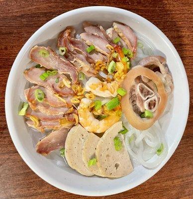 Crystal Noodle Soup with Shrimp, Pork