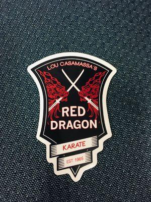 Red Dragon Karate Sticker