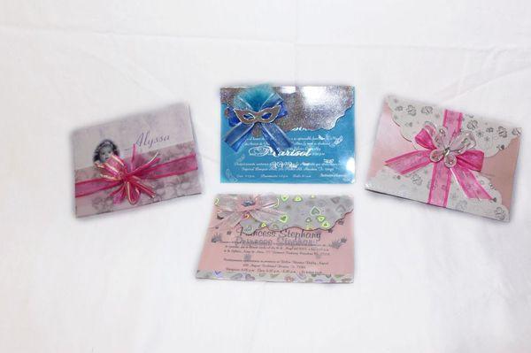 Custom invitations for xv , wedding or any special occasion.