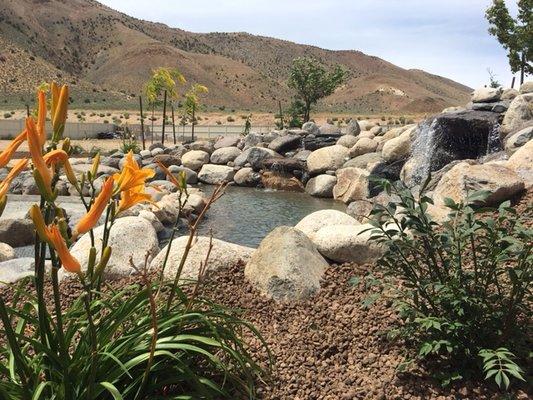 Water Feature
 
 Landscaping and Concrete work