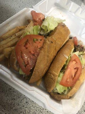 Cheesesteak + fries