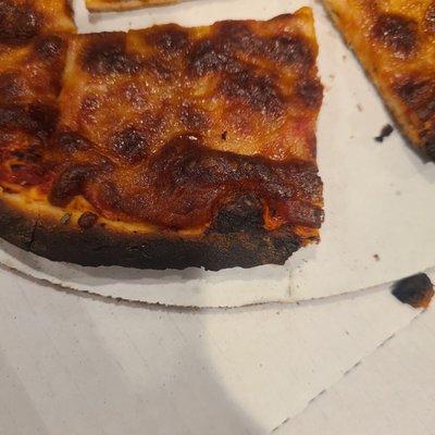 My non burnt pizza that I lied about