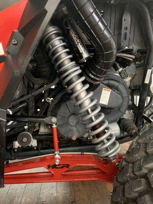 HCR dual sport suspension with shock tune valving and dual rate springs.