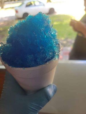 Blue raspberry snow cone