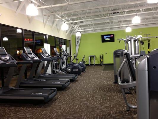 Treadmills, bikes, AMT, Stairstepper.  Picture Yourself Here!