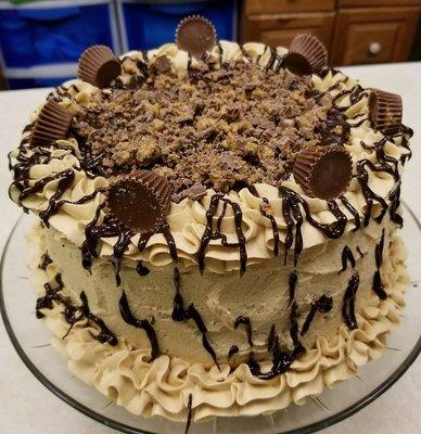 Chocolate Peanut Butter Cake