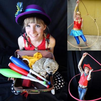 Clown Character, Superwoman Character and Cowgirl character by Bri Tree, Oakland, Ca. Call to book her at 415-548-1178