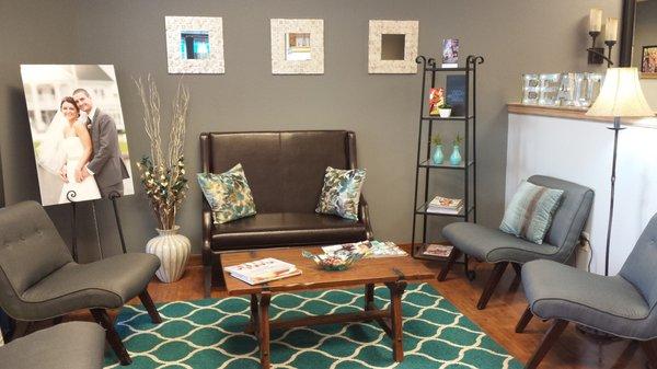 Come relax in our cozy waiting area!