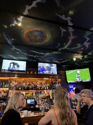 Bar with TVs